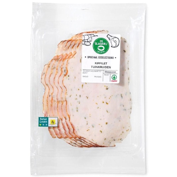 SPAR KLP  kipfilet tuinkruiden 110gr 1 K 1 KG