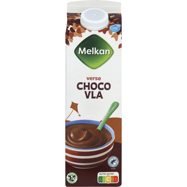 MELKAN chocolade vla 1 LT 1 LT