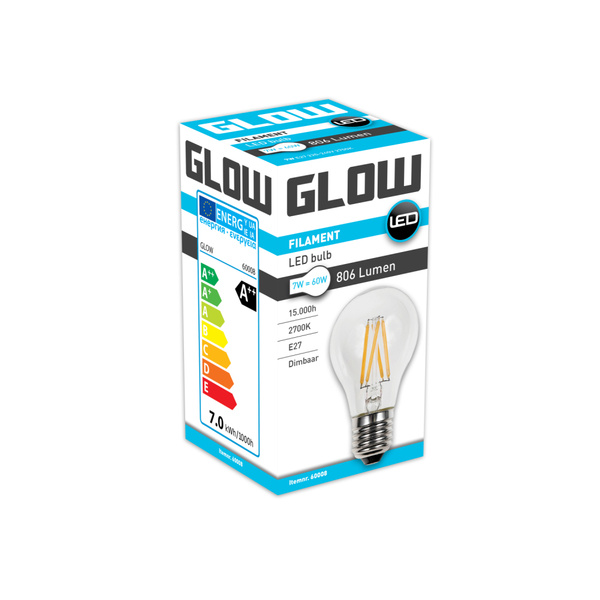 GLOW e27 60W dimbaar 1 ST 1 ST