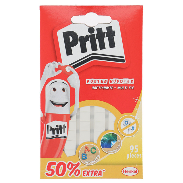 PRITT posterbuddies   50% gratis 52.5 GR 52.5 GR