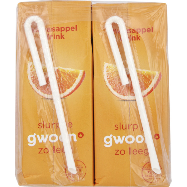 G'WOON sinaasappeldrink 10x200ml 10 ST 10 ST