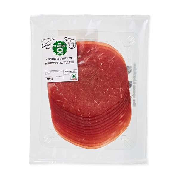 SPAR KLP  runder rookvlees 100gr 1 KG 1 KG