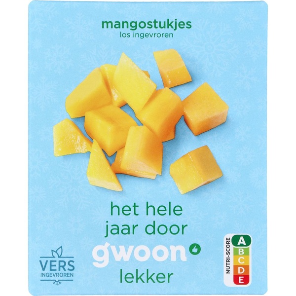 G'WOON mango blokjes 250 GR 250 GR