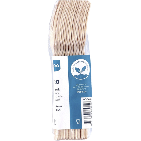 DEPA vork hout 20 ST 20 ST