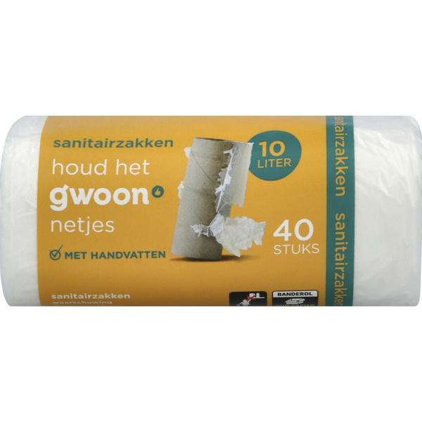 G'WOON sanitairzakken 10l 40 ST 40 ST