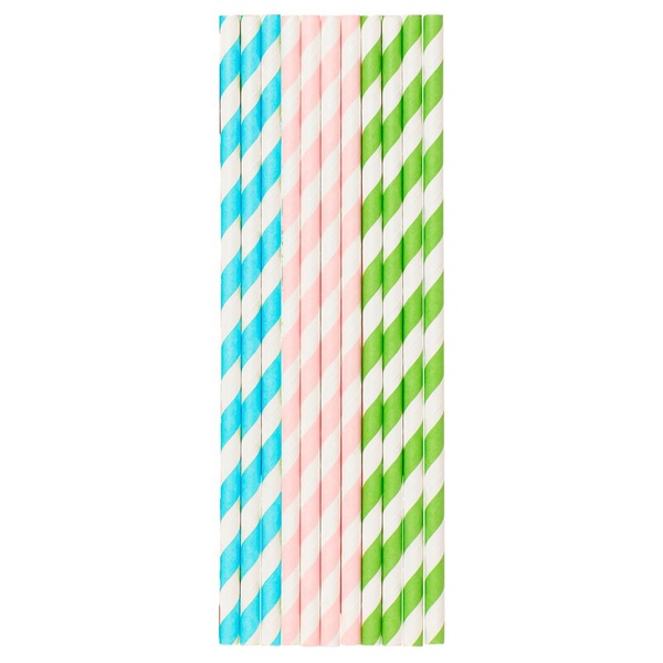 DUNI rietjes pastels 25 ST 25 ST