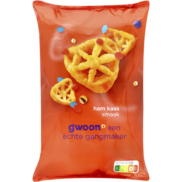 G'WOON maïssnack ham kaas 150 GR 150 GR