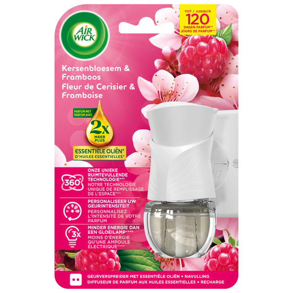 AIRWICK starterkit kers & framboos 19 ML
