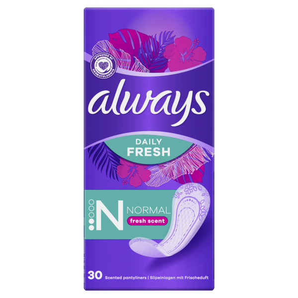 ALWAYS inlegkruisje normal fresh 30 ST