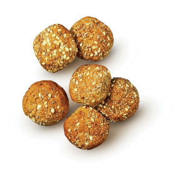 DEBAKKER zachte waldkornbol bruin 6 ST