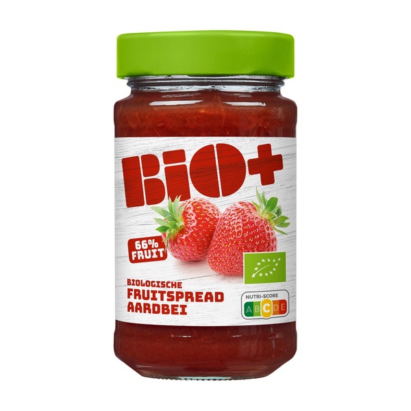 BIO aardbeienjam 250 GR