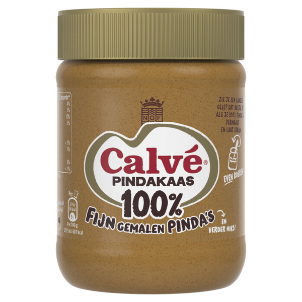CALVE 100% pindakaas glad 350 GR