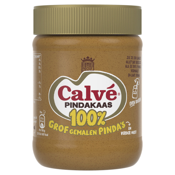 CALVE 100% pindakaas met noot 350 GR
