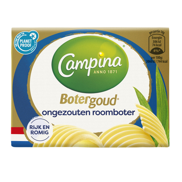 CAMPINA roomboter ongezouten 250 GR