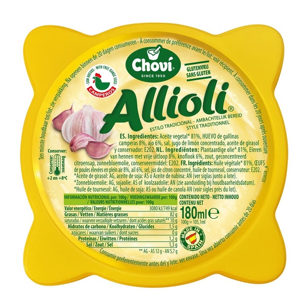 CHOVI allioli 180 ML