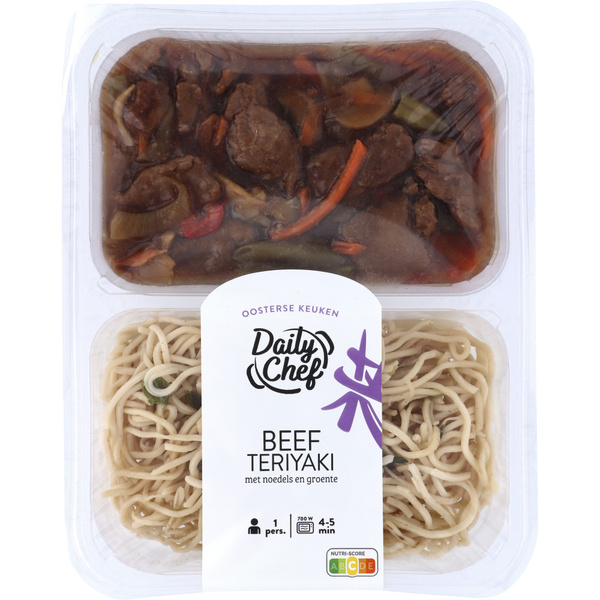 DAILYCH beef teriyaki met noedels 400 GR