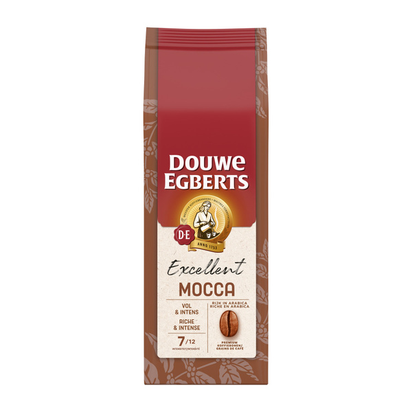 D.E. premium aroma bonen mocca 500 GR