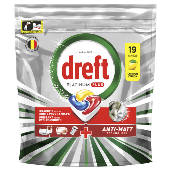 DREFT platinum plus lemon 19 ST