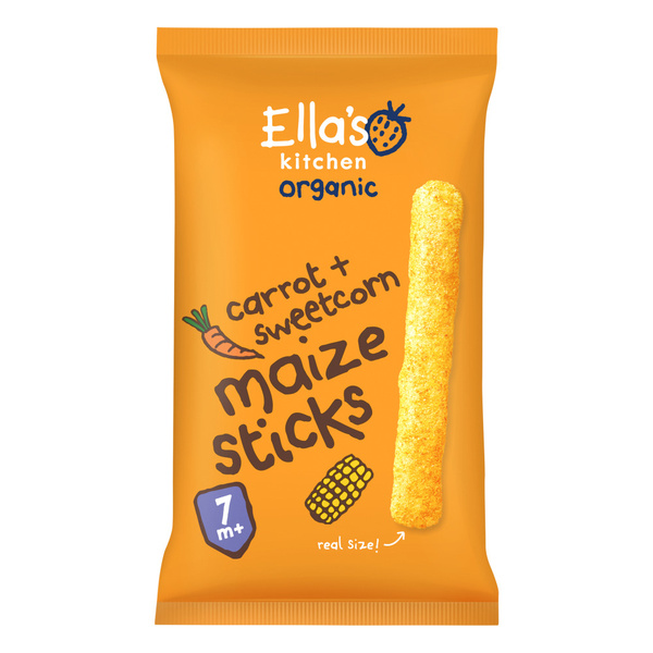ELLA'S K 7m+ bio maize sticks wortel 16 16 GR