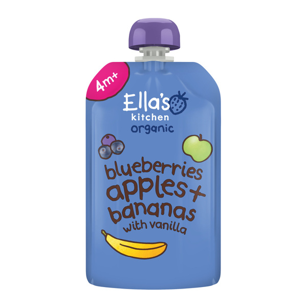 ELLA'S K blauwe bessen appels 4+ 120 G 120 GR