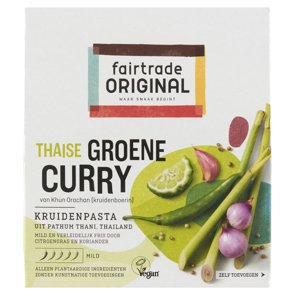 FAIRTORI groene curry kruidenpasta 70 GR