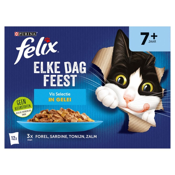 FELIX feest senior vis 12pack 1.02 KG
