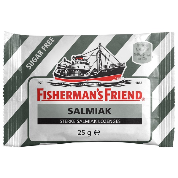 FISHER salmiak        suikervrij. 25 GR