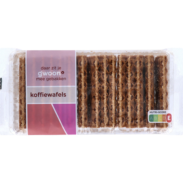 G'WOON koffiewafels 150 GR