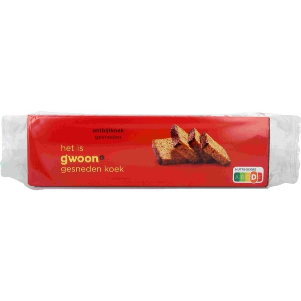 G'WOON ontbijtkoek geneden 485 GR
