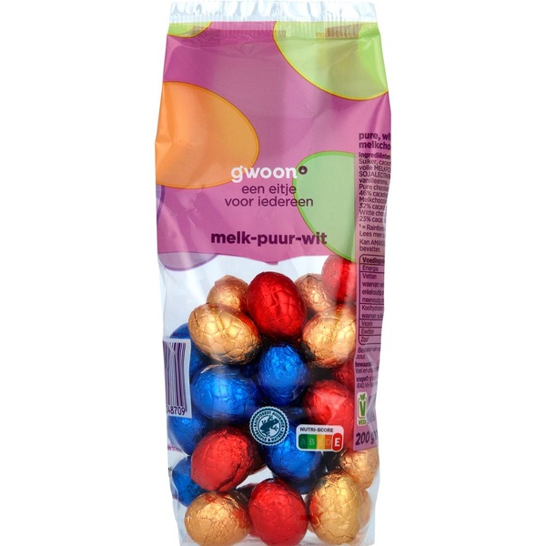 G'WOON paaseitjes assorti 200 GR