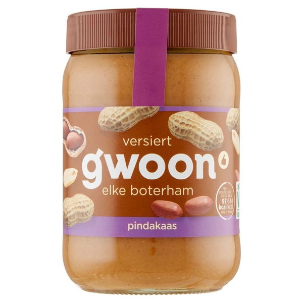 G'WOON pindakaas 600 GR
