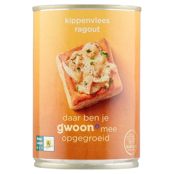 G'WOON kippen ragout 400 GR