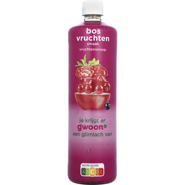G'WOON siroop bosvruchten 750 ML