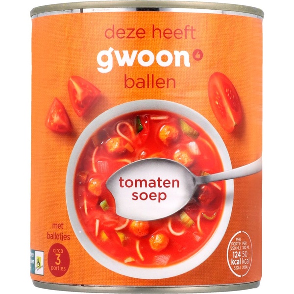 G'WOON tomatensoep 800 ML