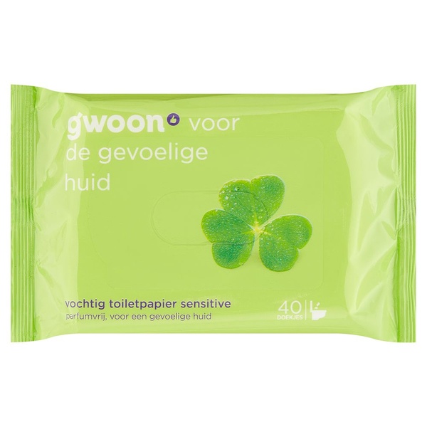 G'WOON vochtig toilet papier gev 40 ST