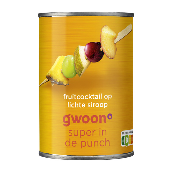 G'WOON fruitcocktail op siroop 425 ML