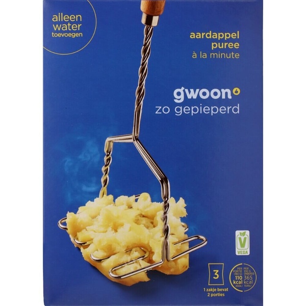 G'WOON aardappelpuree 180 GR