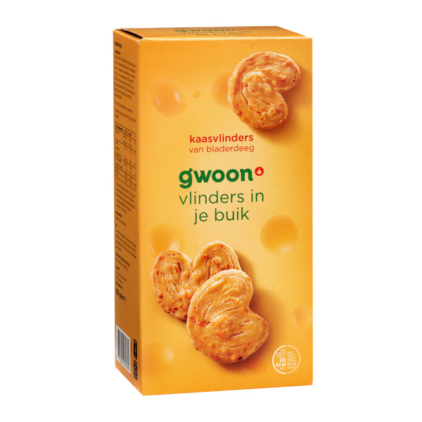 G'WOON kaasvlinders 100 GR