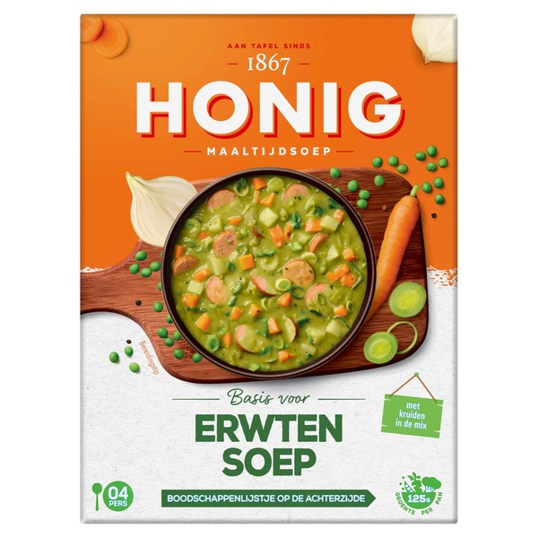 HONIG basis maaltijd soep erwten 137 GR