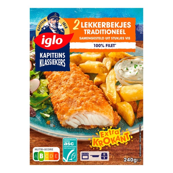 IGLO ocean cuisine lekkerbekjes 240 GR