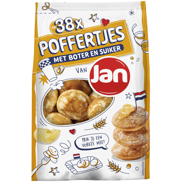 JAN poffertjes ca 38st 335 GR