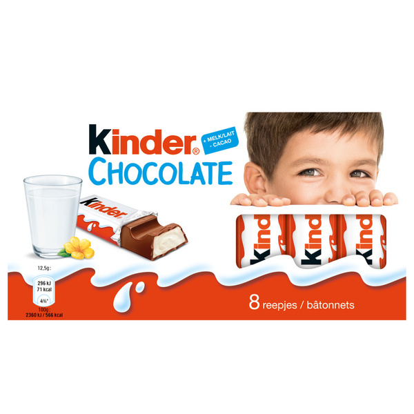KINDER chocolade t8 100 GR