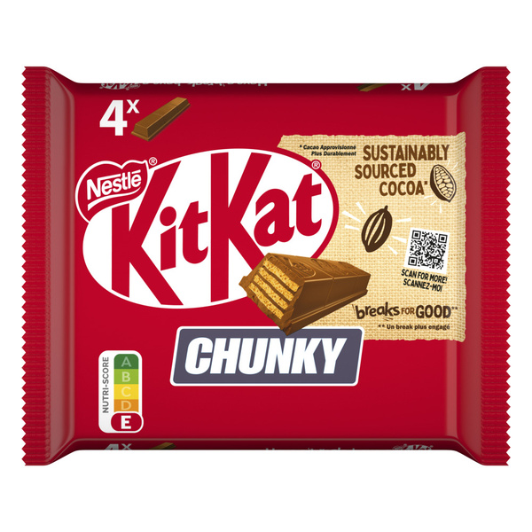 KITKAT chunky melk 4-pack 160 GR