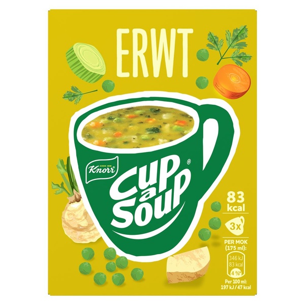 KNORR cup a soup erwt 69 GR 69 GR