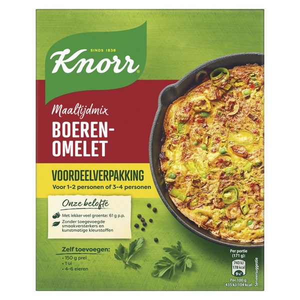 KNORR maaltijdmix    boerenomelet 24 GR