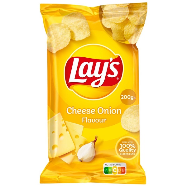 LAY'S chips cheese onion 200 GR 200 GR