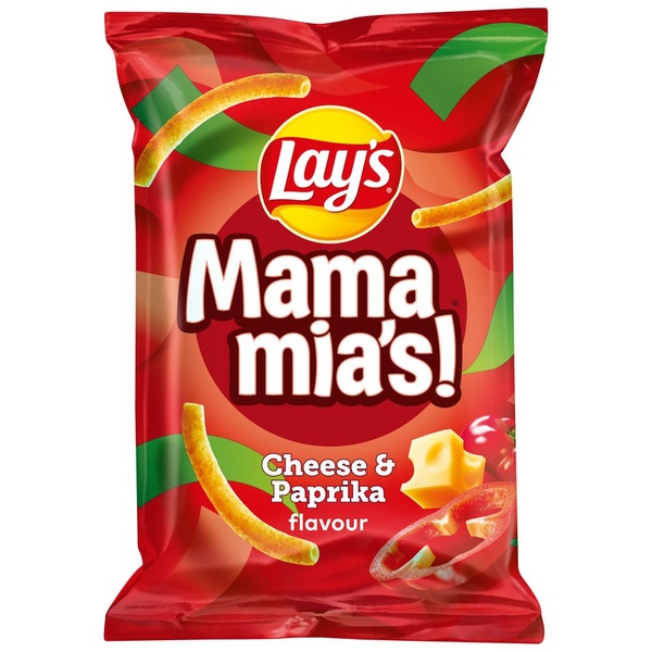 LAY'S mama mias paprika/kaas. 125 GR