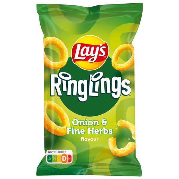 LAY'S ringlings uiensmaak 125 GR