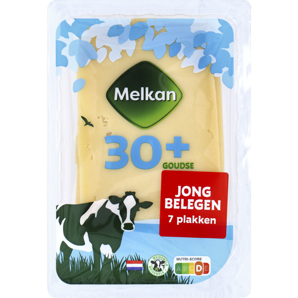 MELKAN gouda jong bel 30+ plakken 190 GR