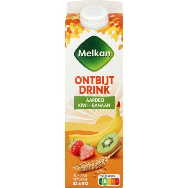 MELKAN ontbijtdrink aardb kiwi ban 500 M 500 ML